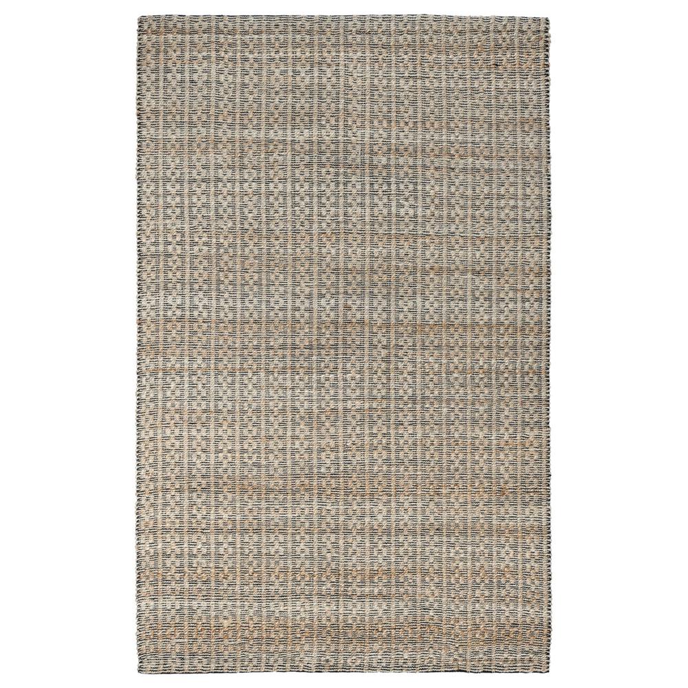 Paige Black/Natural Handwoven Area Rug by Kosas Home, 5x8. Picture 1