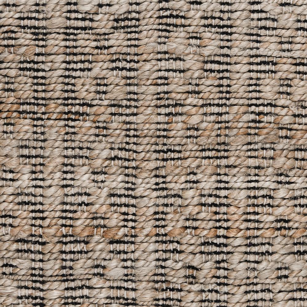 Paige Black/Natural Handwoven Area Rug by Kosas Home, 5x8. Picture 2