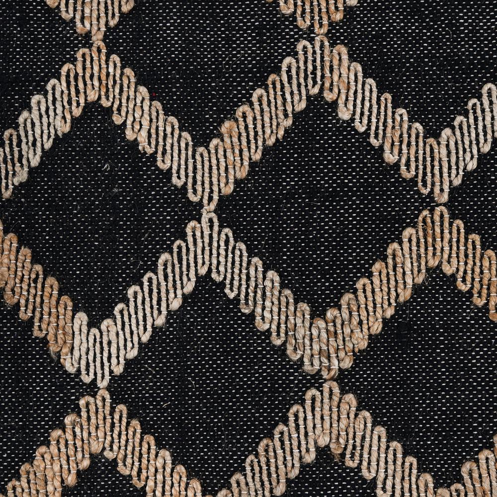 Katerina Black/Natural Handwoven Area Rug by Kosas Home. Picture 2