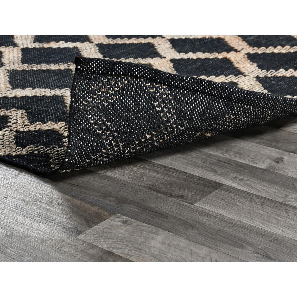 Katerina Black/Natural Handwoven Area Rug by Kosas Home. Picture 4