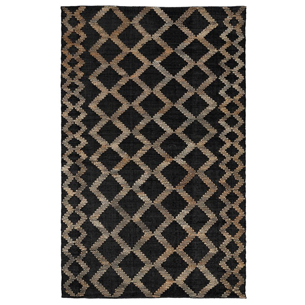 Katerina Black/Natural, Handwoven Area Rug by Kosas Home. The main picture.