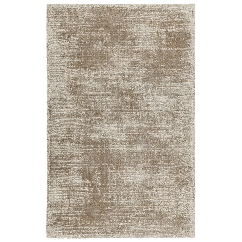 Cameron Hand-woven Distressed Viscose Area Rug by Kosas Home Desert Sand. Picture 1