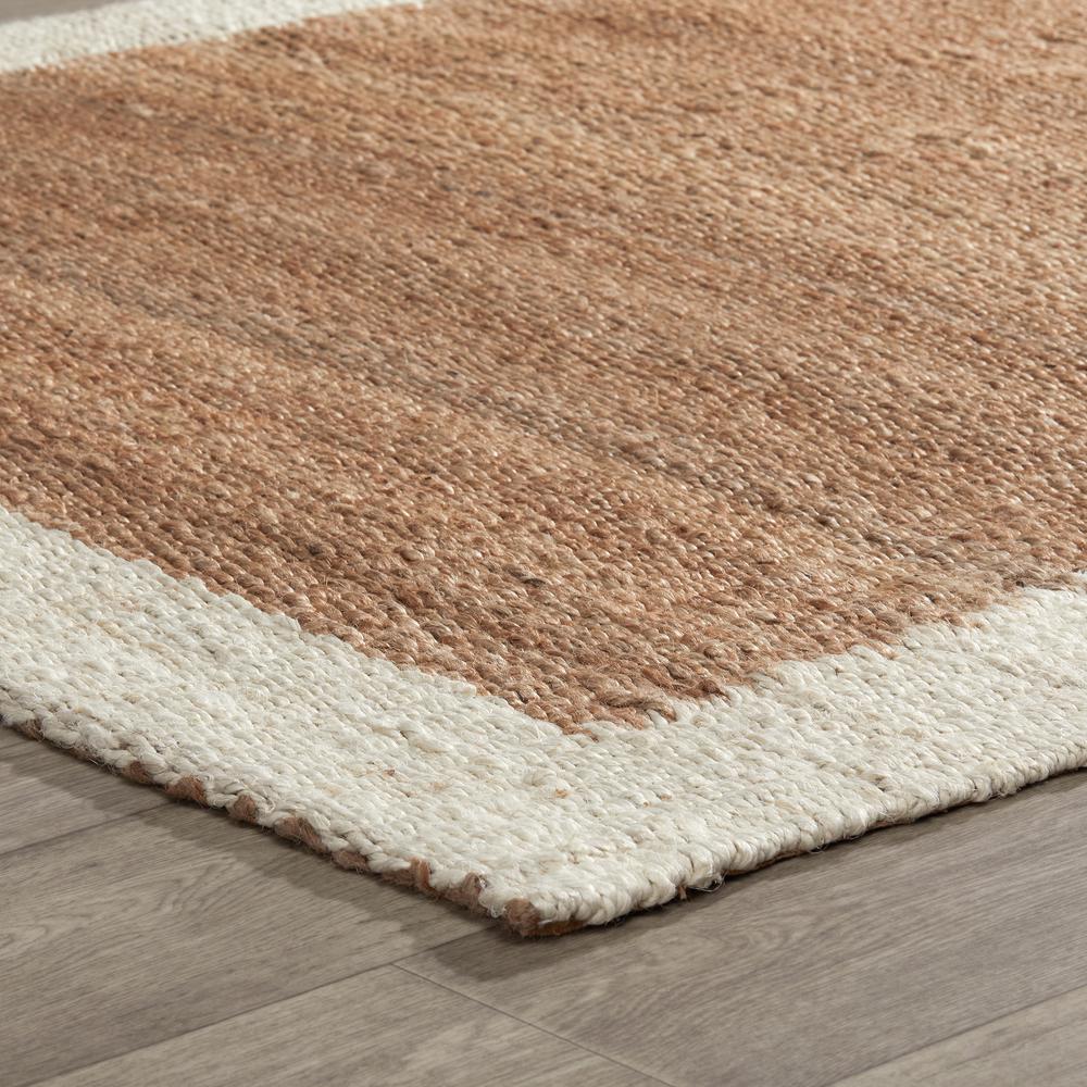 Frame Natural Jute Area Rug by Kosas Home. Picture 4