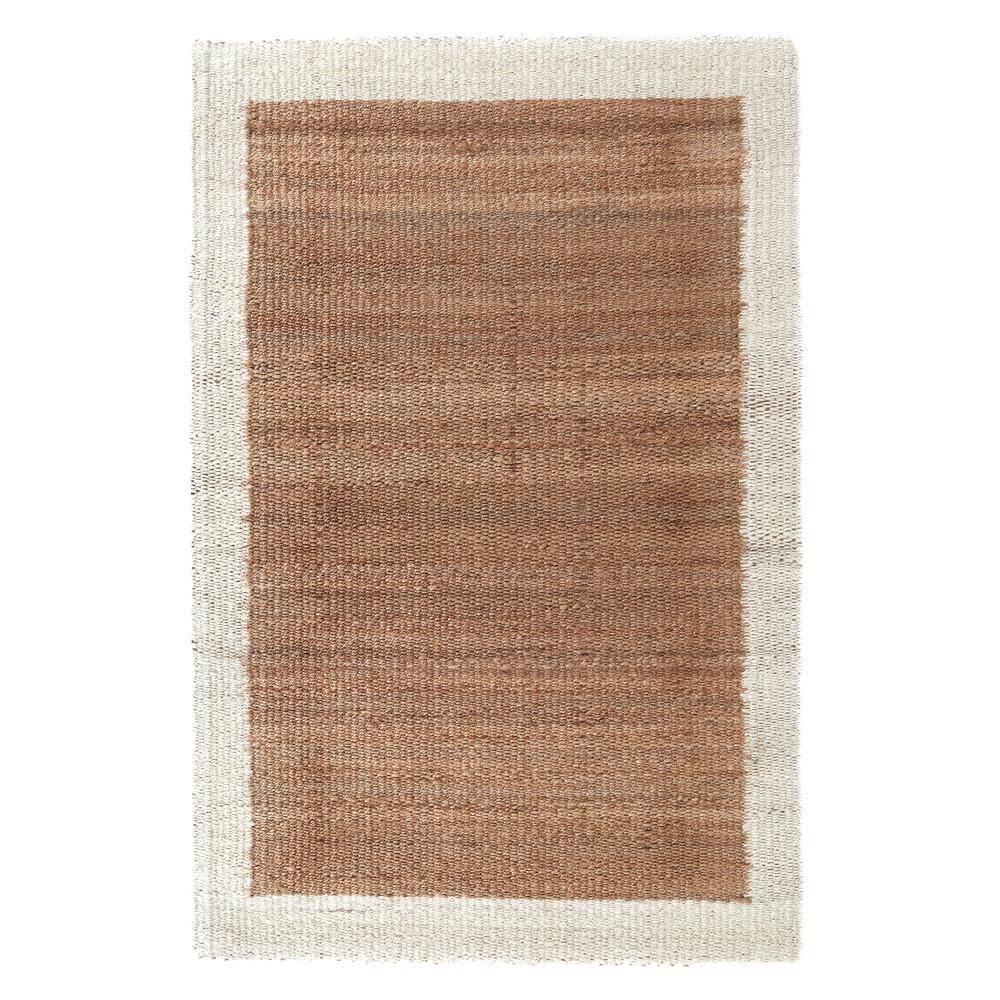 Frame Natural Jute Area Rug by Kosas Home. Picture 1