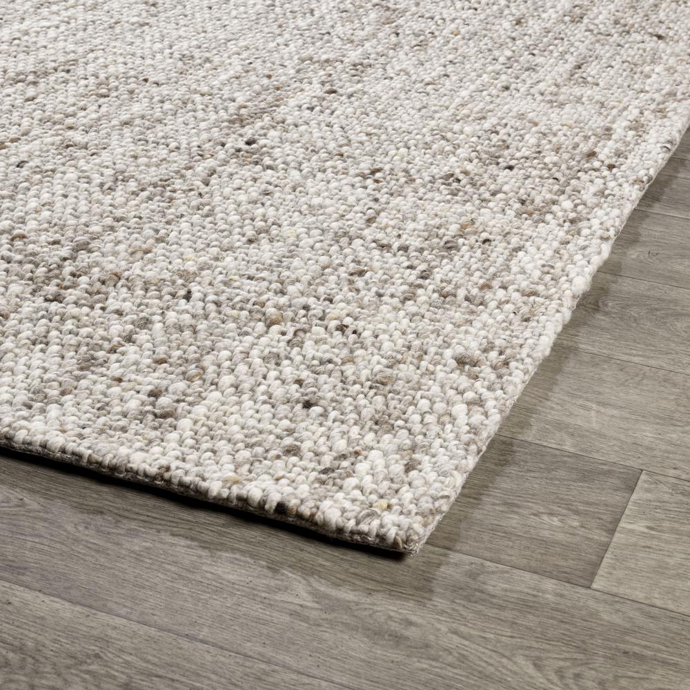 Loomis Heathered Wool Area Rug by Kosas Home. Picture 2