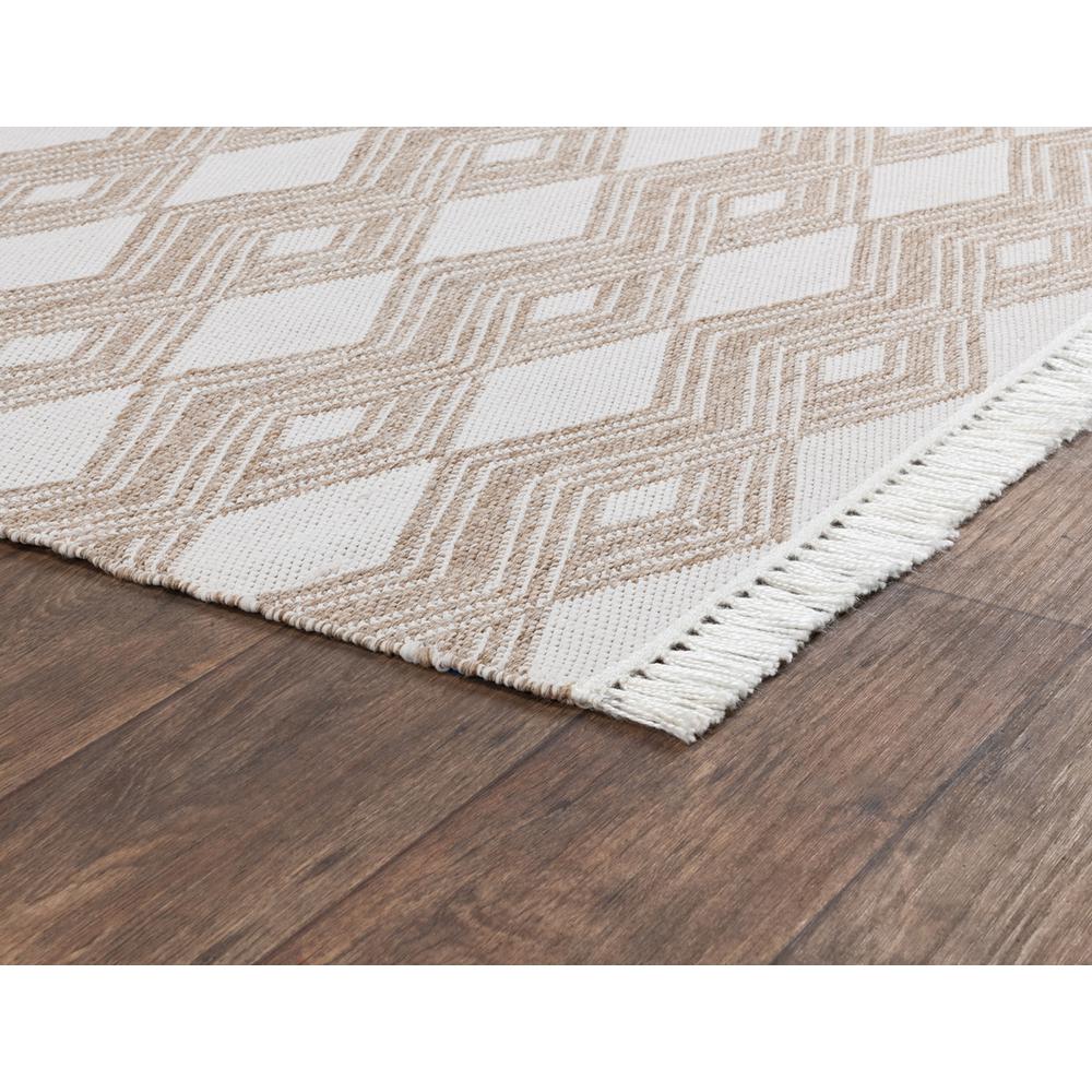 Saugatuck Indoor Outdoor Tan Accent Rug by Kosas Home. Picture 4