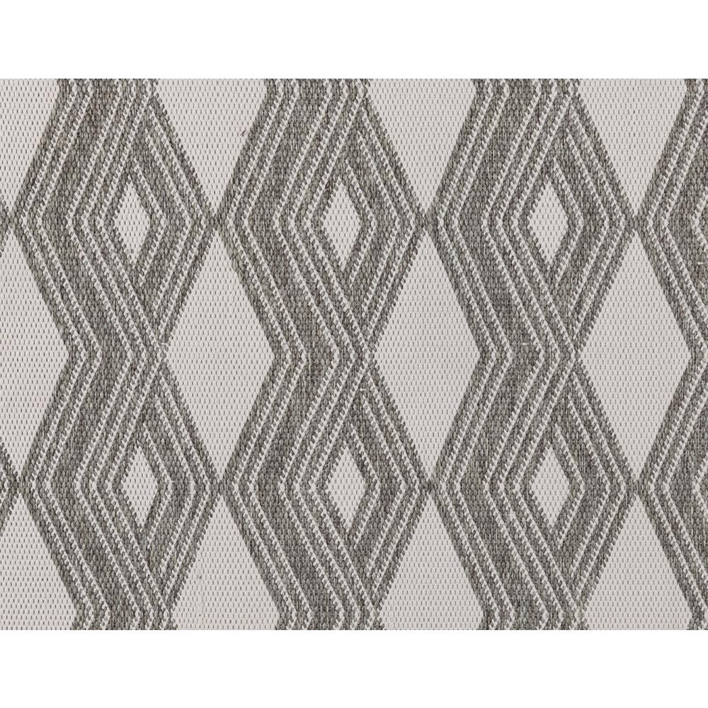 Saugatuck Indoor Outdoor Gray Accent Rug, by Kosas Home. Picture 2