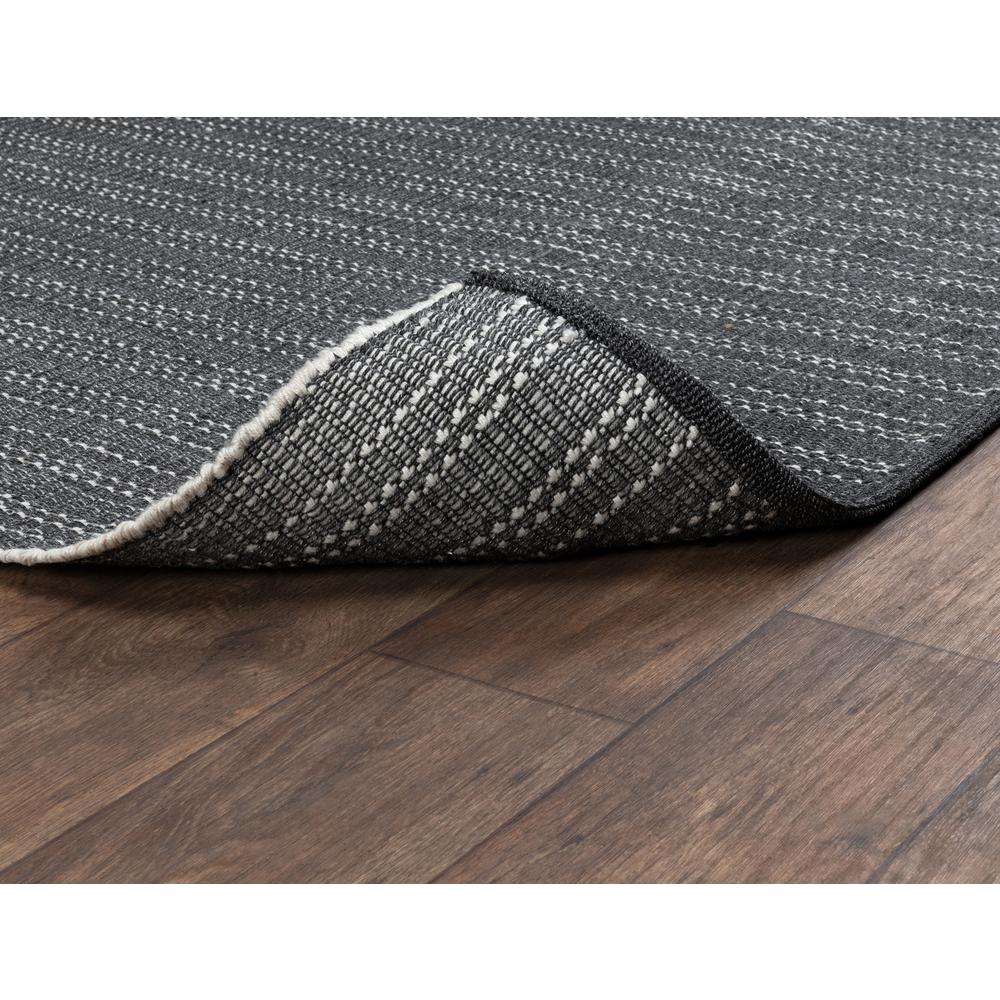 Charlevoix Indoor Outdoor Charcoal Accent Rug by Kosas Home. Picture 2