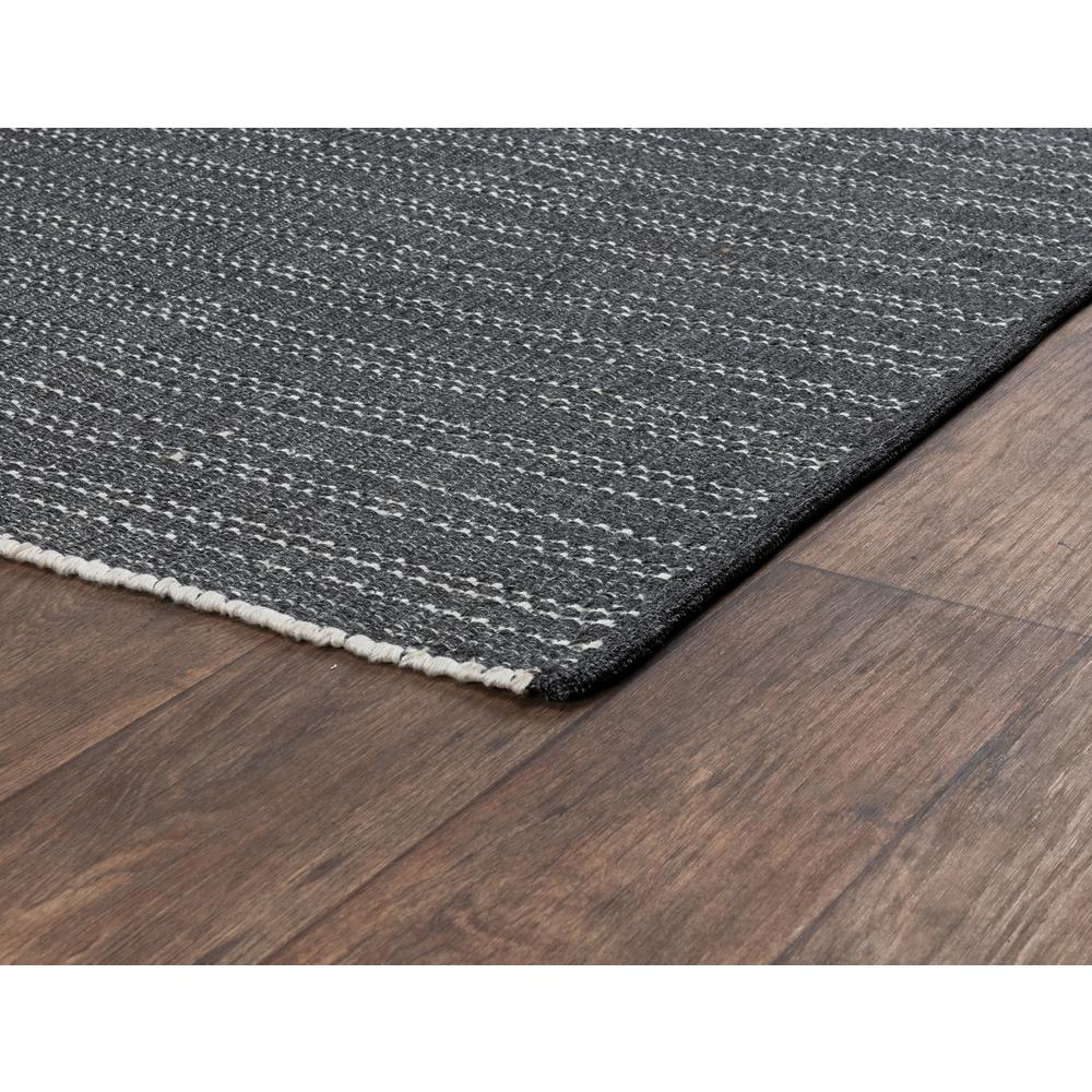 Charlevoix Indoor Outdoor Charcoal Accent Rug by Kosas Home. Picture 3