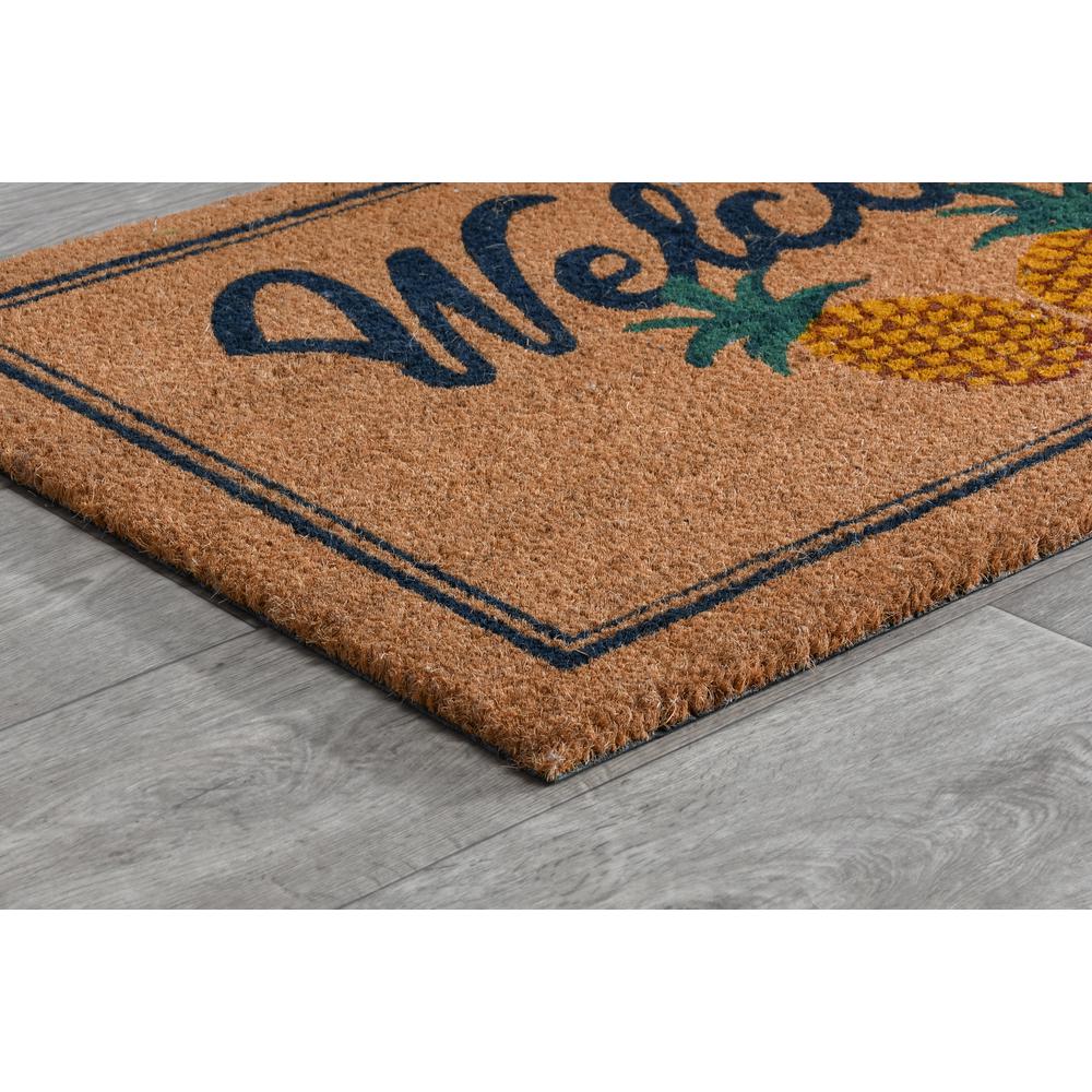 Pineapples 24x36 Coir Doormat by Kosas Home. Picture 4