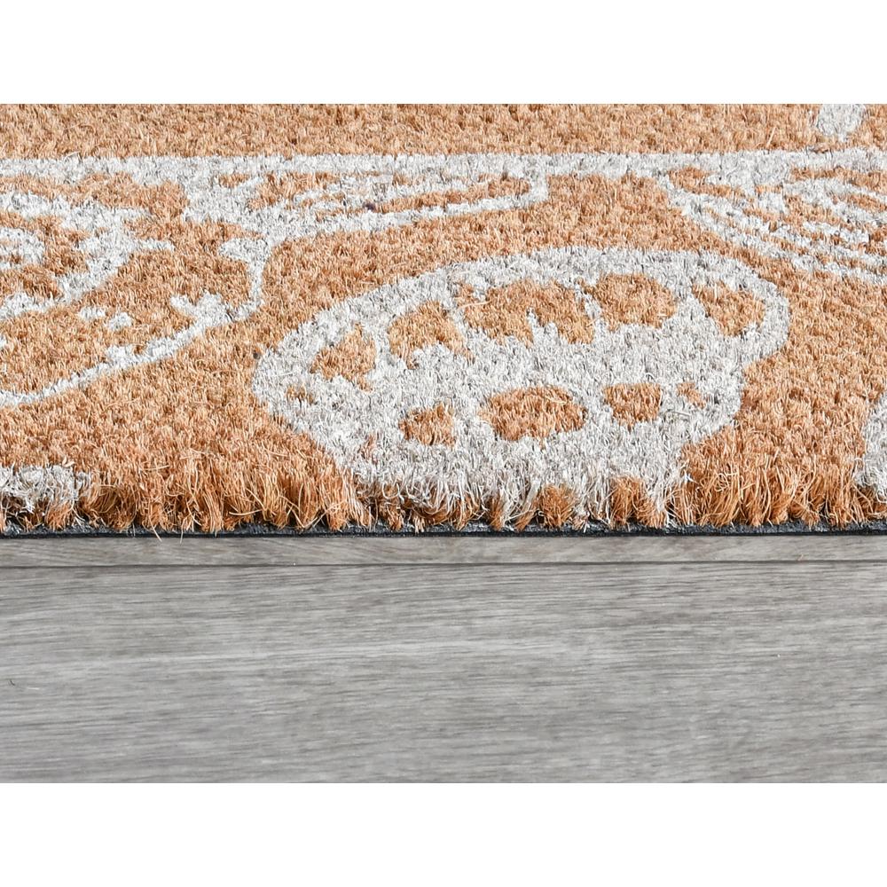 Seashells 24x36 Coir Doormat by Kosas Home. Picture 5