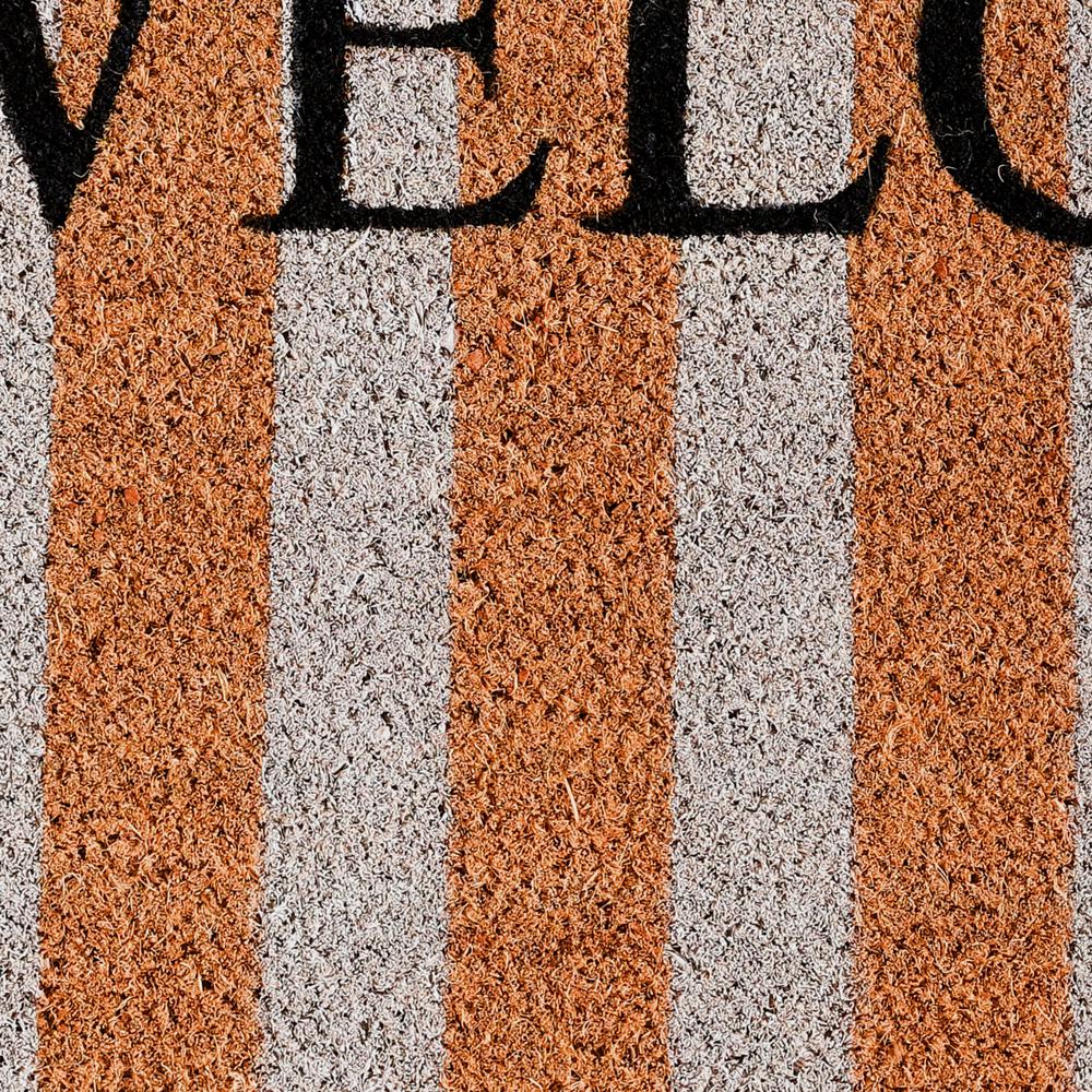 Striped 24x36 Welcome Doormat by Kosas Home. Picture 4