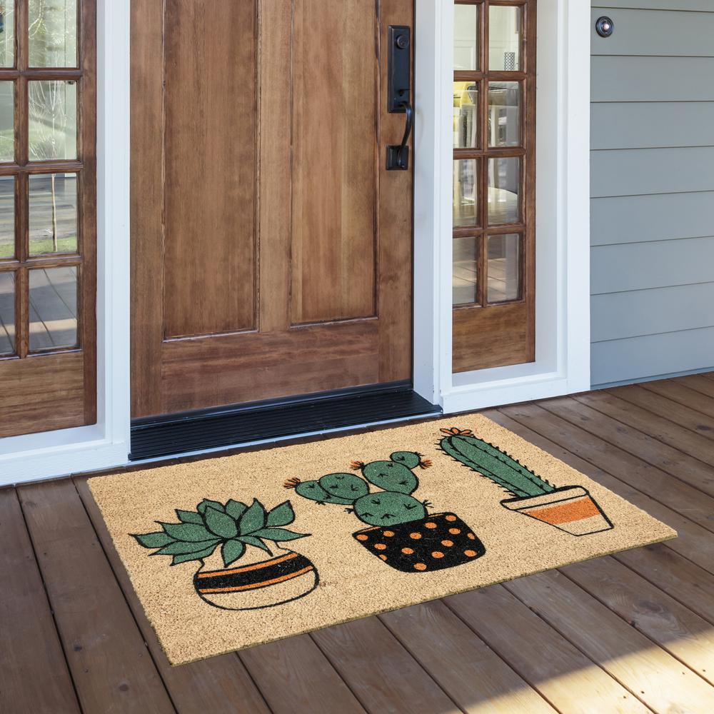 Arizona 24x36 Coir Doormat by Kosas Home. Picture 2
