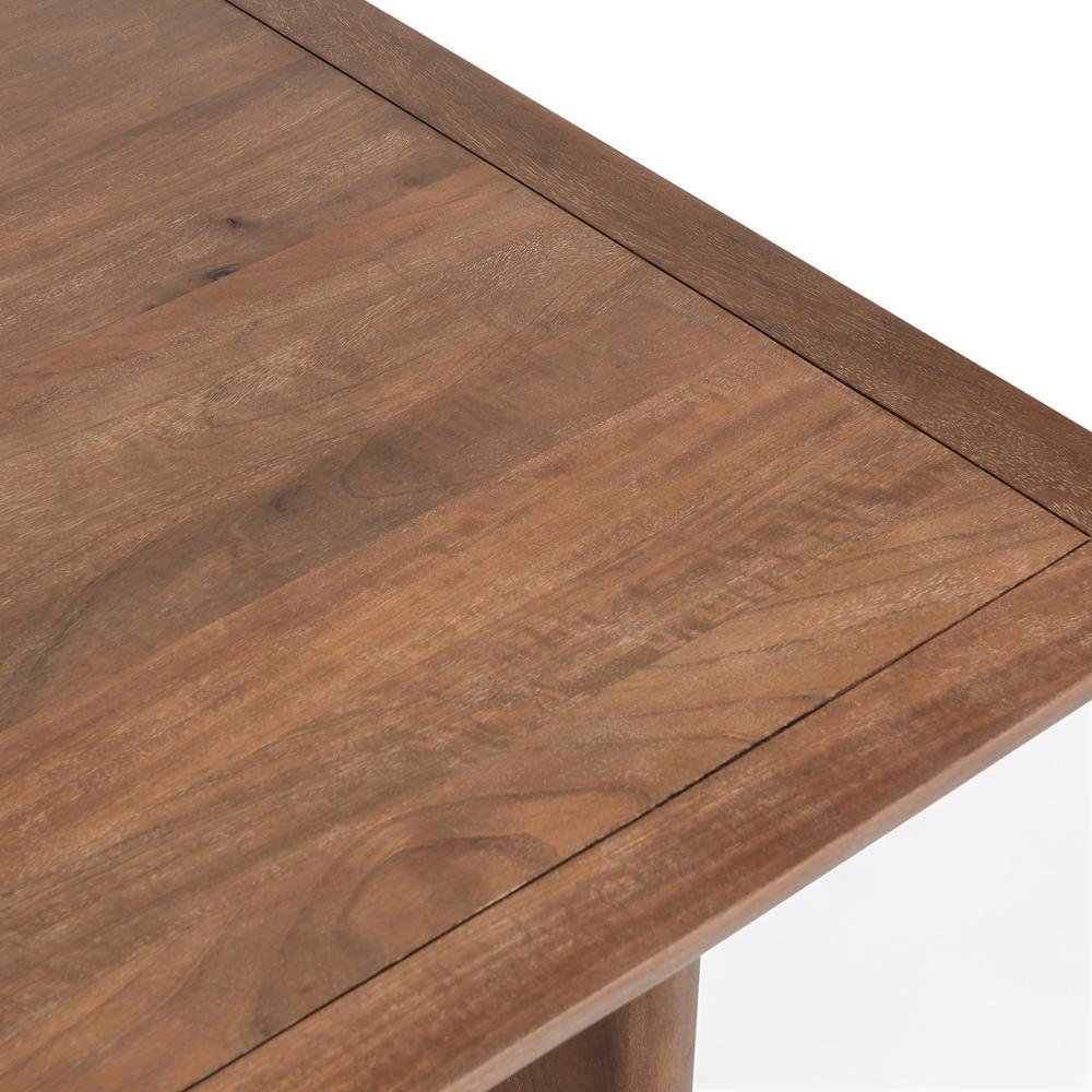 Selena 84" Mango Wood Dining Table in  Umber. Picture 6