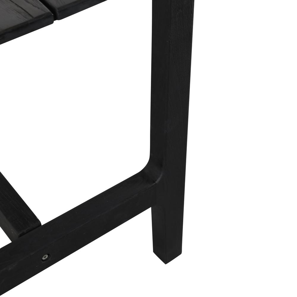 Dawn 67" Outdoor Counter Table Black. Picture 4