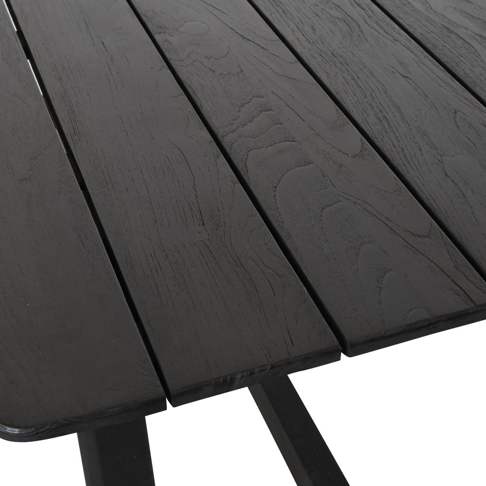 Dawn 67" Outdoor Counter Table Black. Picture 5