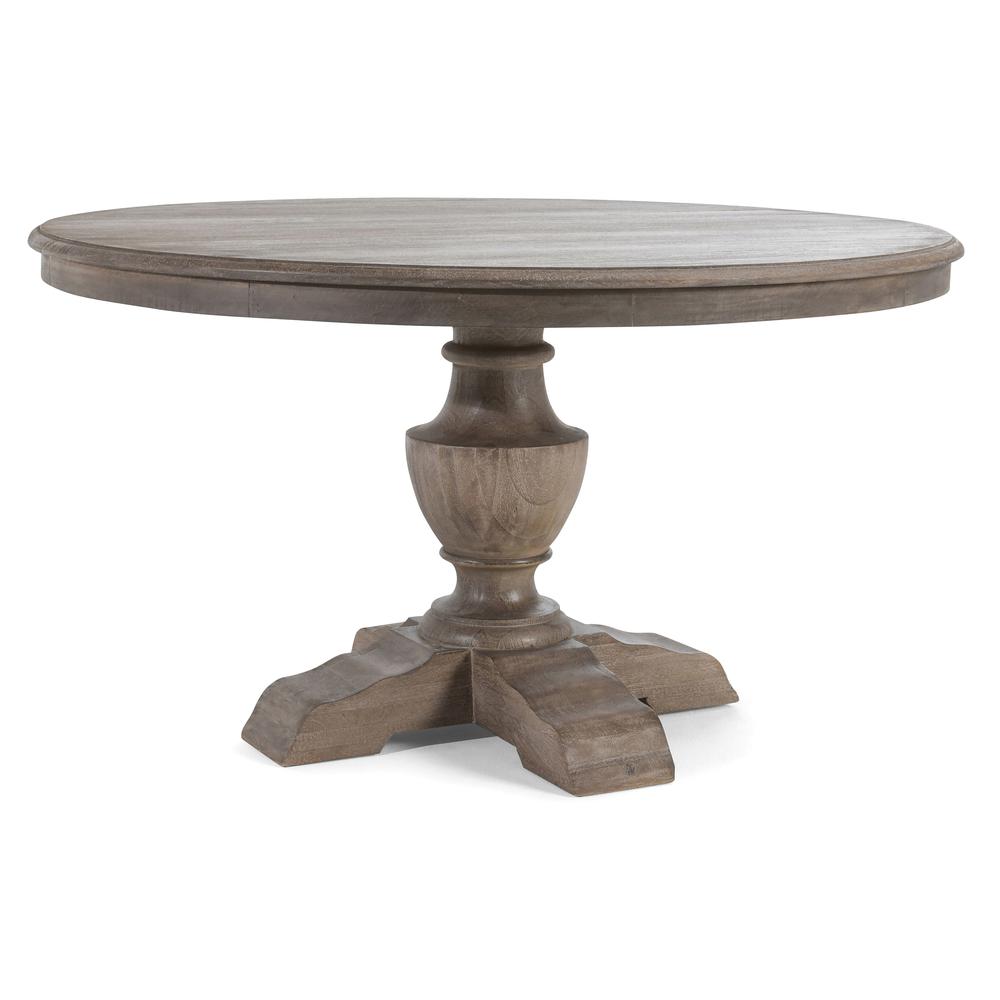 York 55" Round Dining Table. Picture 1