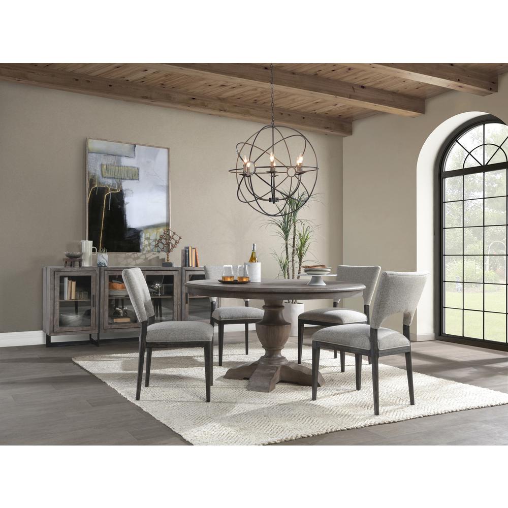 York 55" Round Dining Table. Picture 9