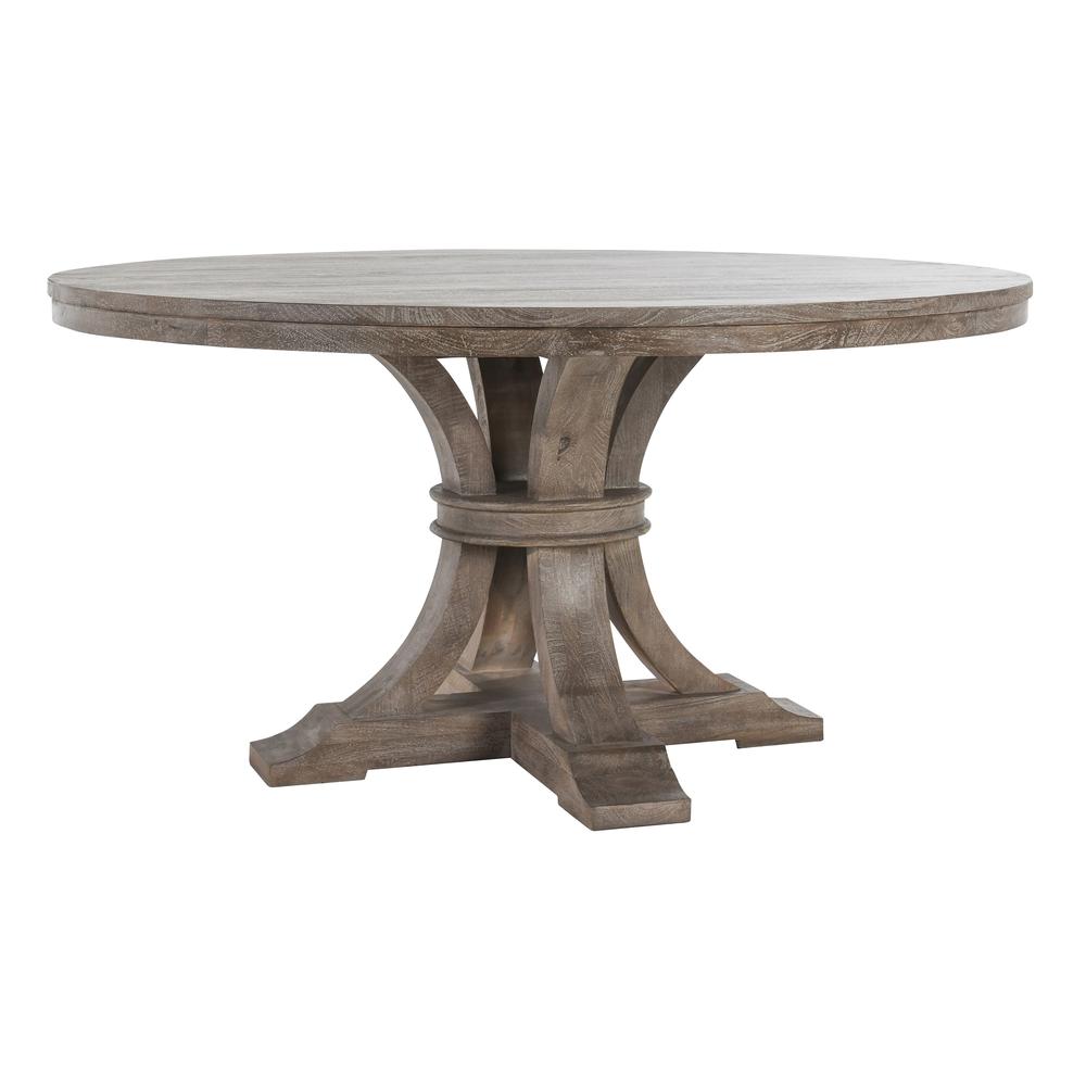 Amara Round Pedestal Dining Table. Picture 1