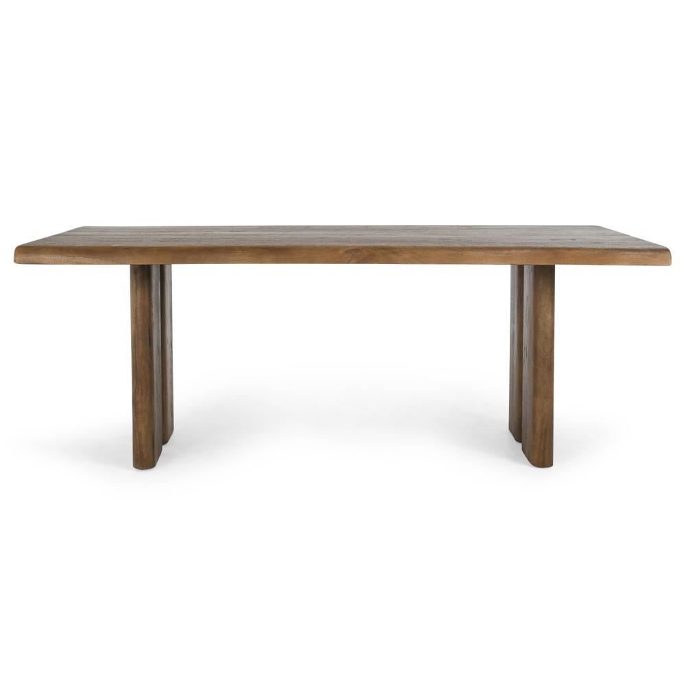 Holmes 80" Mango Wood Dining Table in Brown. Picture 2