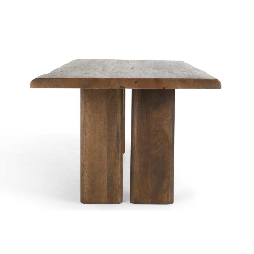 Holmes 80" Mango Wood Dining Table in Brown. Picture 3