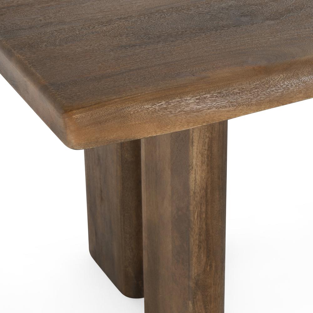 Holmes 80" Mango Wood Dining Table in Brown. Picture 4