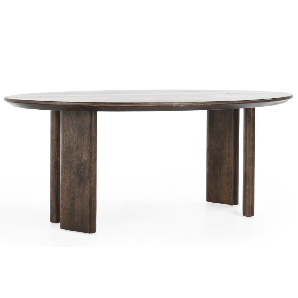 Norwood 78" Mango Wood Dining Table in Brown. Picture 1