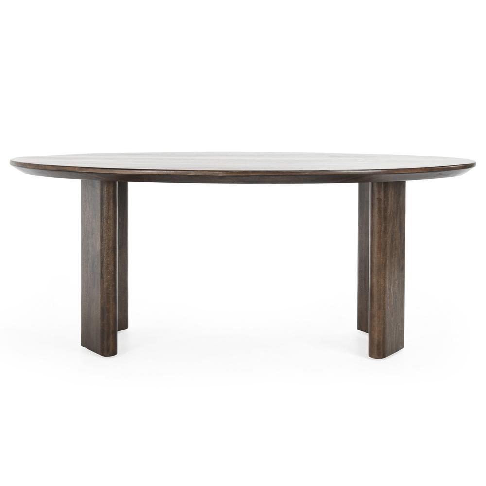Norwood 78" Mango Wood Dining Table in Brown. Picture 2