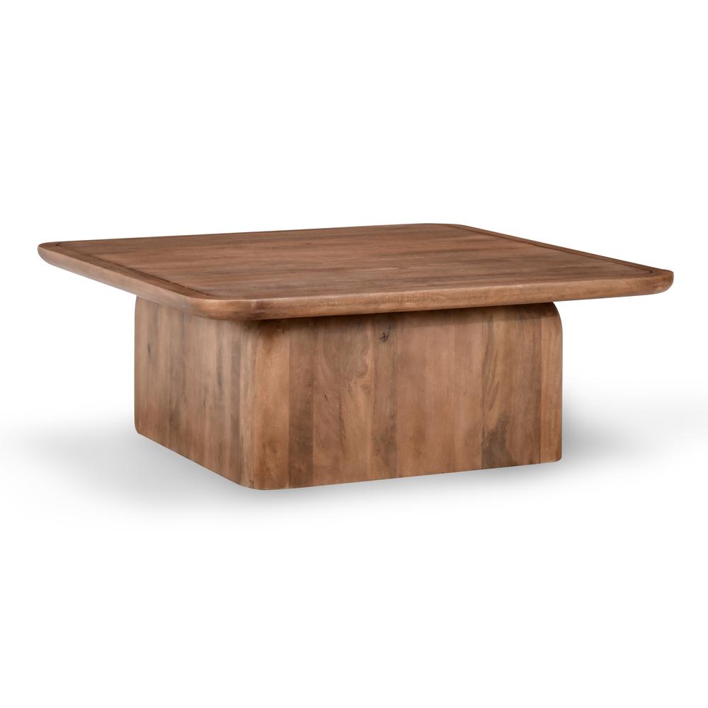 Chloe 48" Square Coffee Table Umber. Picture 1