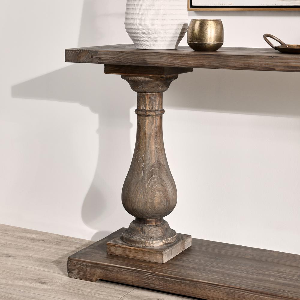 Carolina Reclaimed Pine Console Table. Picture 8