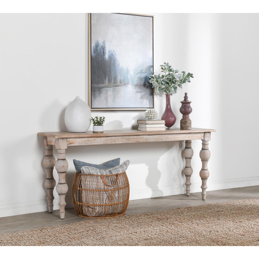 Blair Natural Beige Console Table. Picture 2
