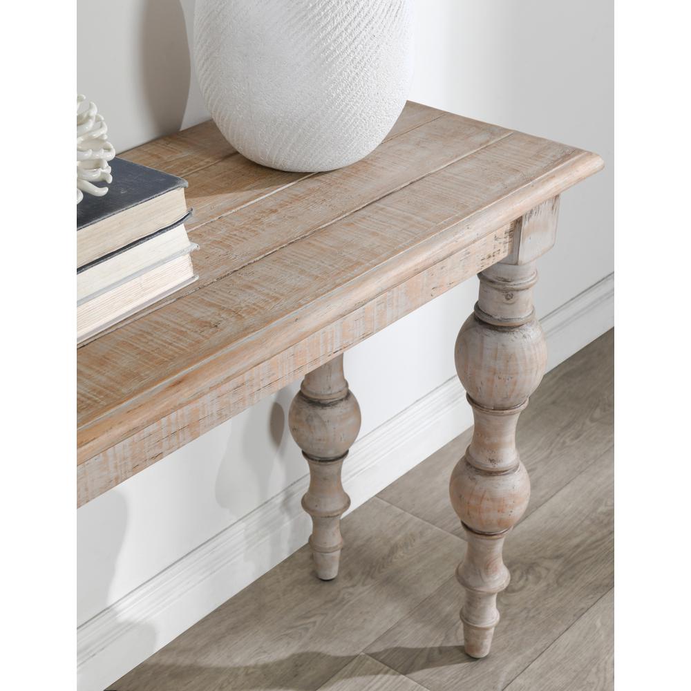 Blair Natural Beige Console Table. Picture 3