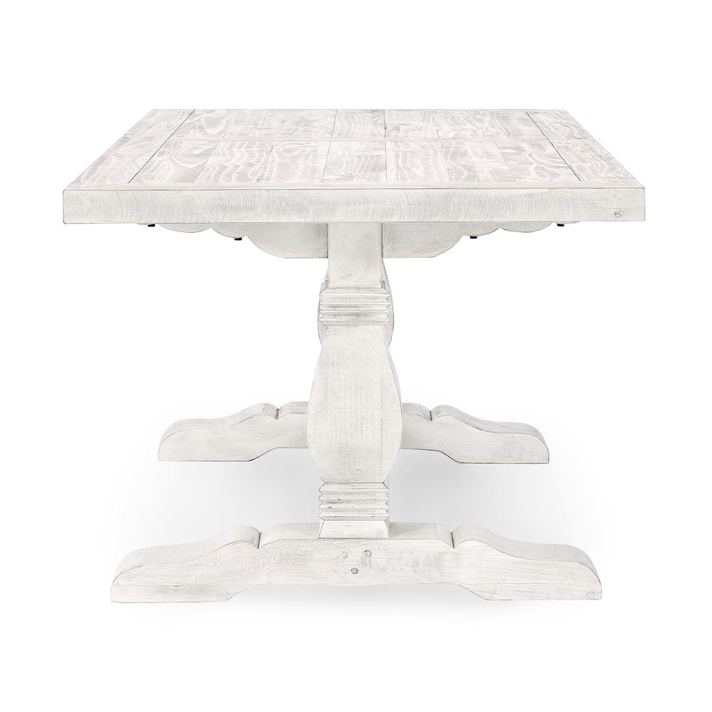Quincy 78" Dining Table Nordic Ivory. Picture 3