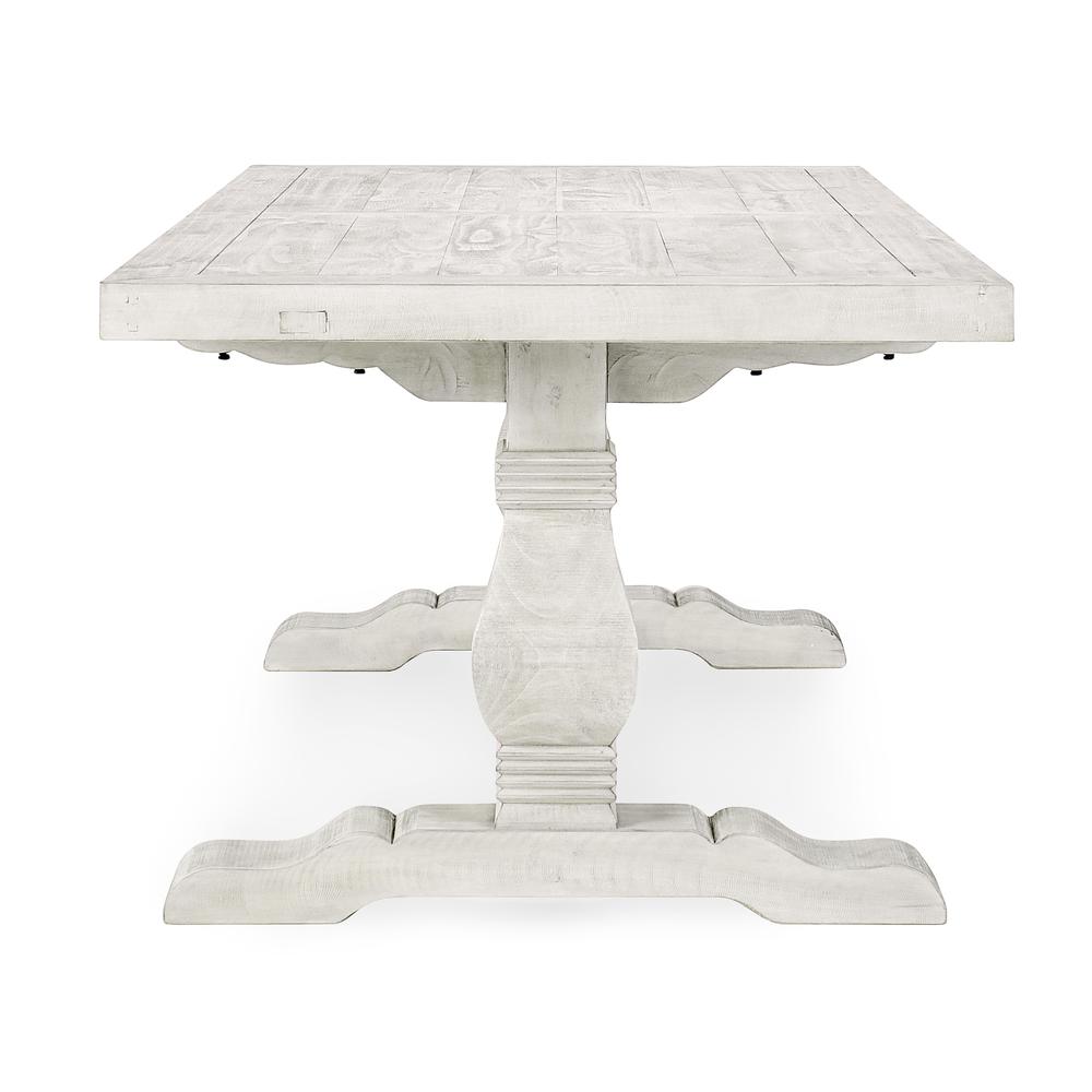 Quincy 94" Dining Table Nordic Ivory. Picture 3