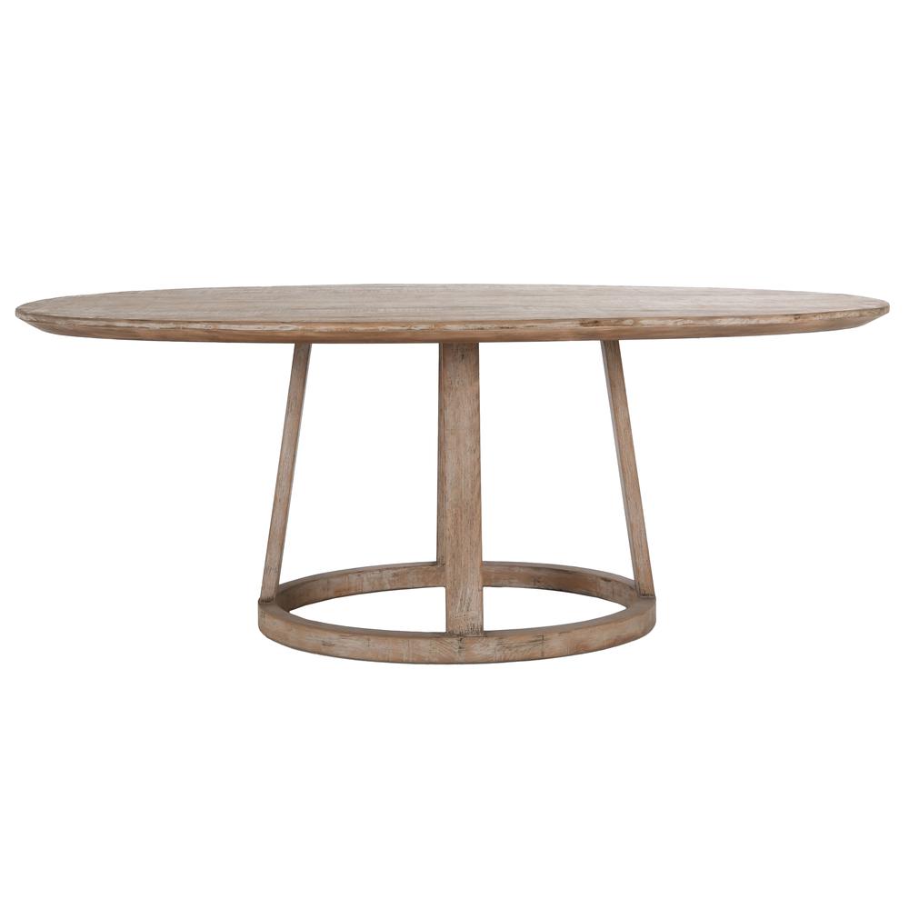 Beecher 78" Oval Dining Table By Kosas Home. Picture 1