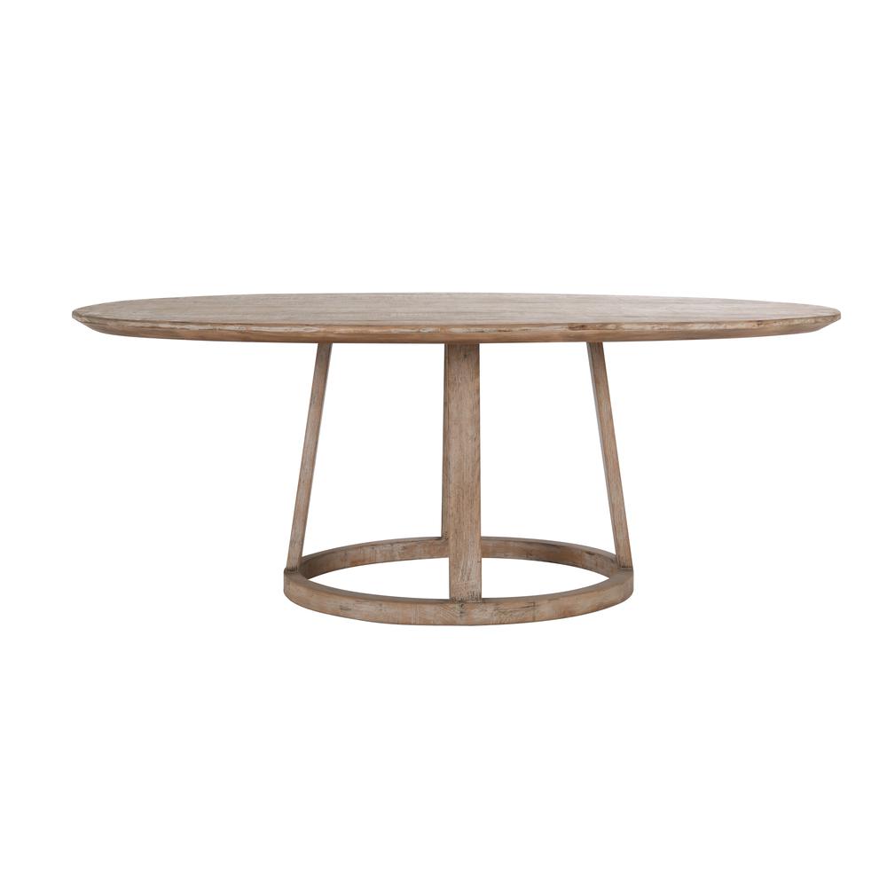 Beecher 78" Oval Dining Table By Kosas Home. Picture 6