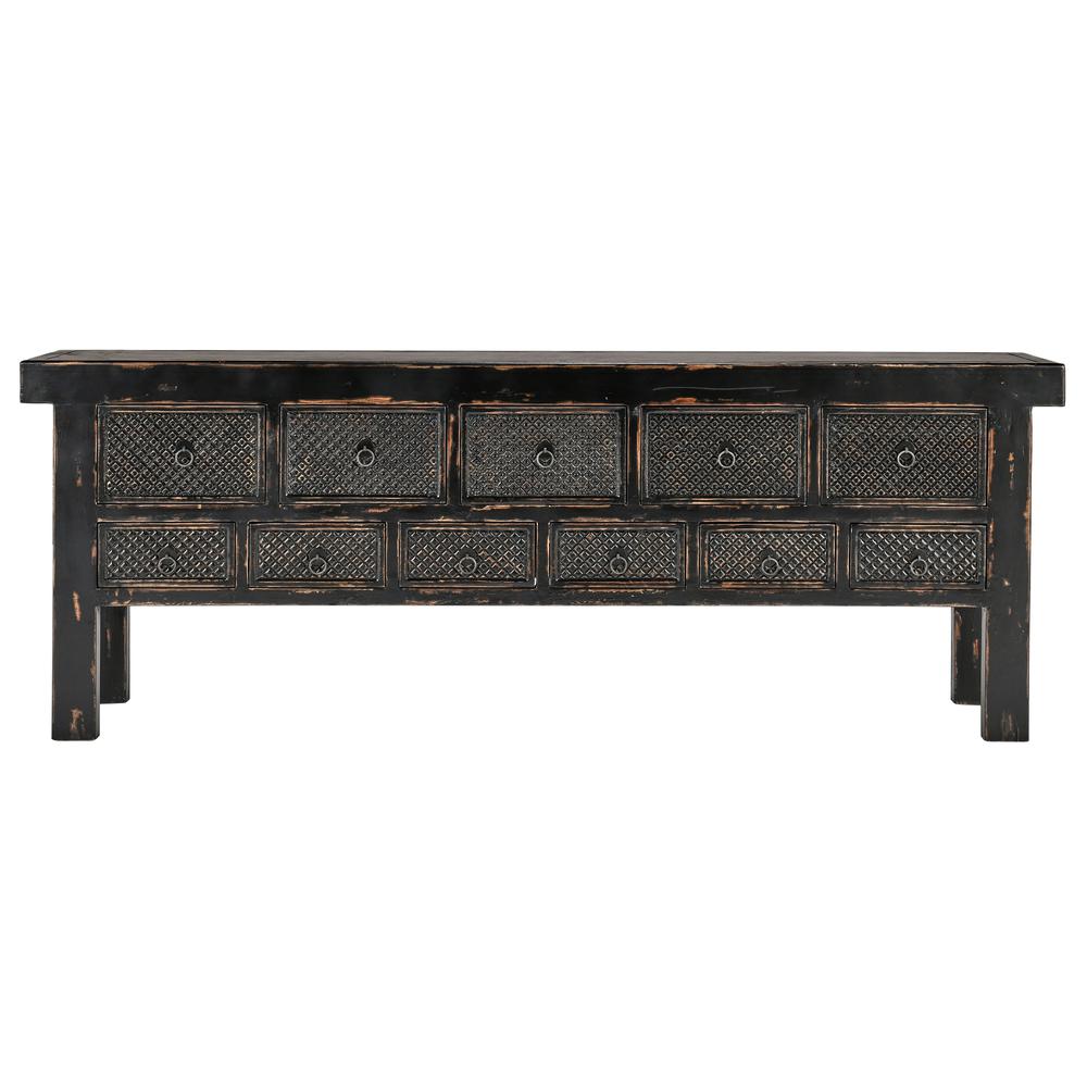 Lahey 11 Drawers Console Table by Kosas Home. Picture 2