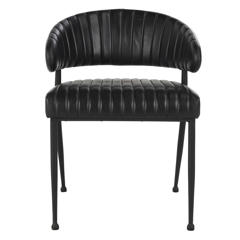 Umbria Dining Chair in Jet Black. Picture 2