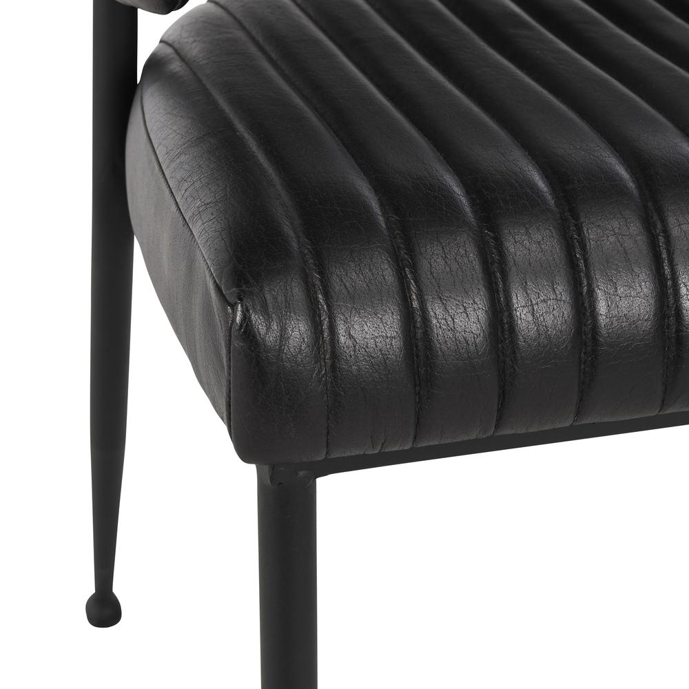 Umbria Dining Chair in Jet Black. Picture 6