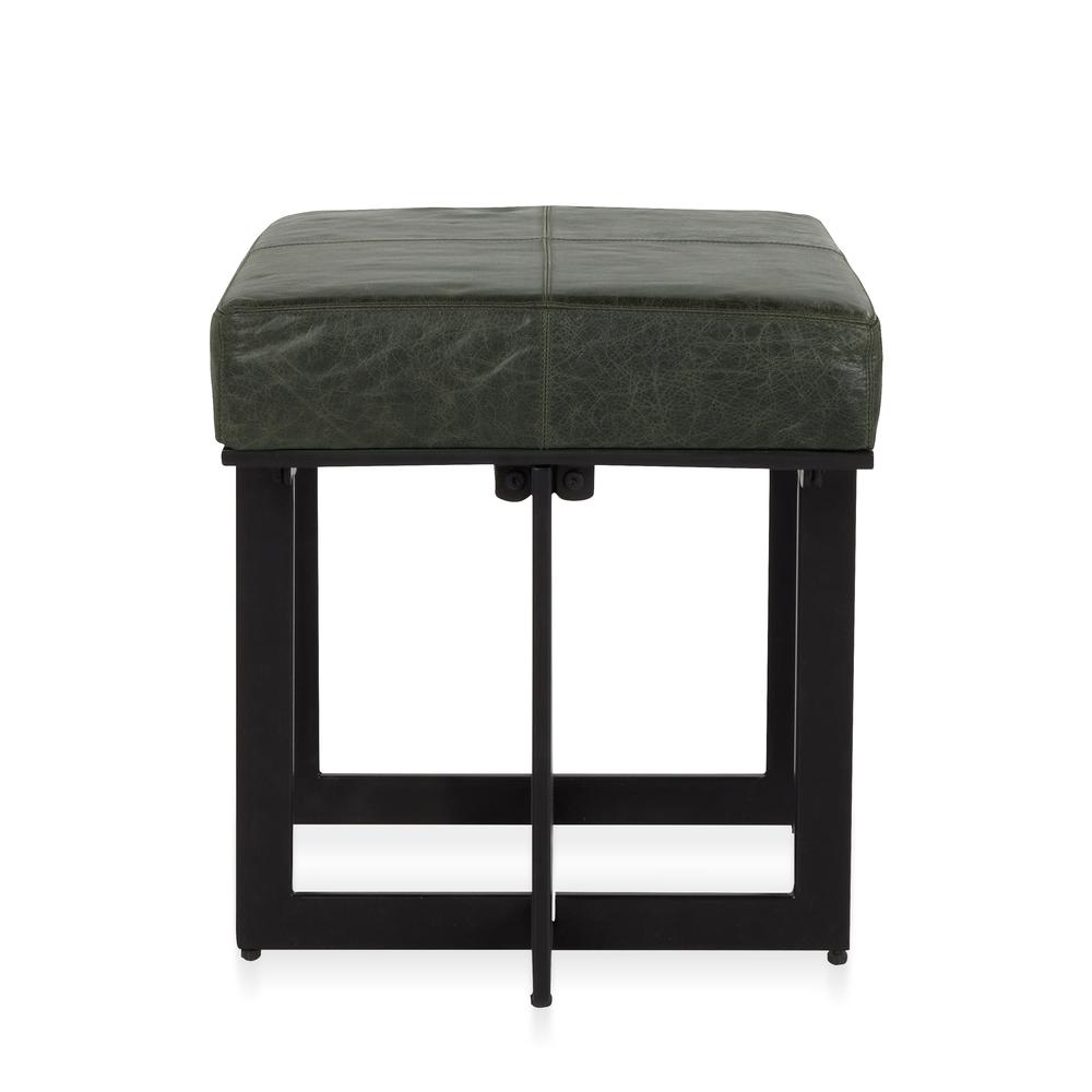 Calvin Stool in Forest Green. Picture 3