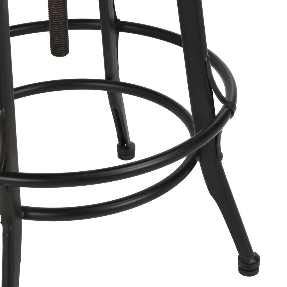 Piper Adjustable Counter Stool Black. Picture 3