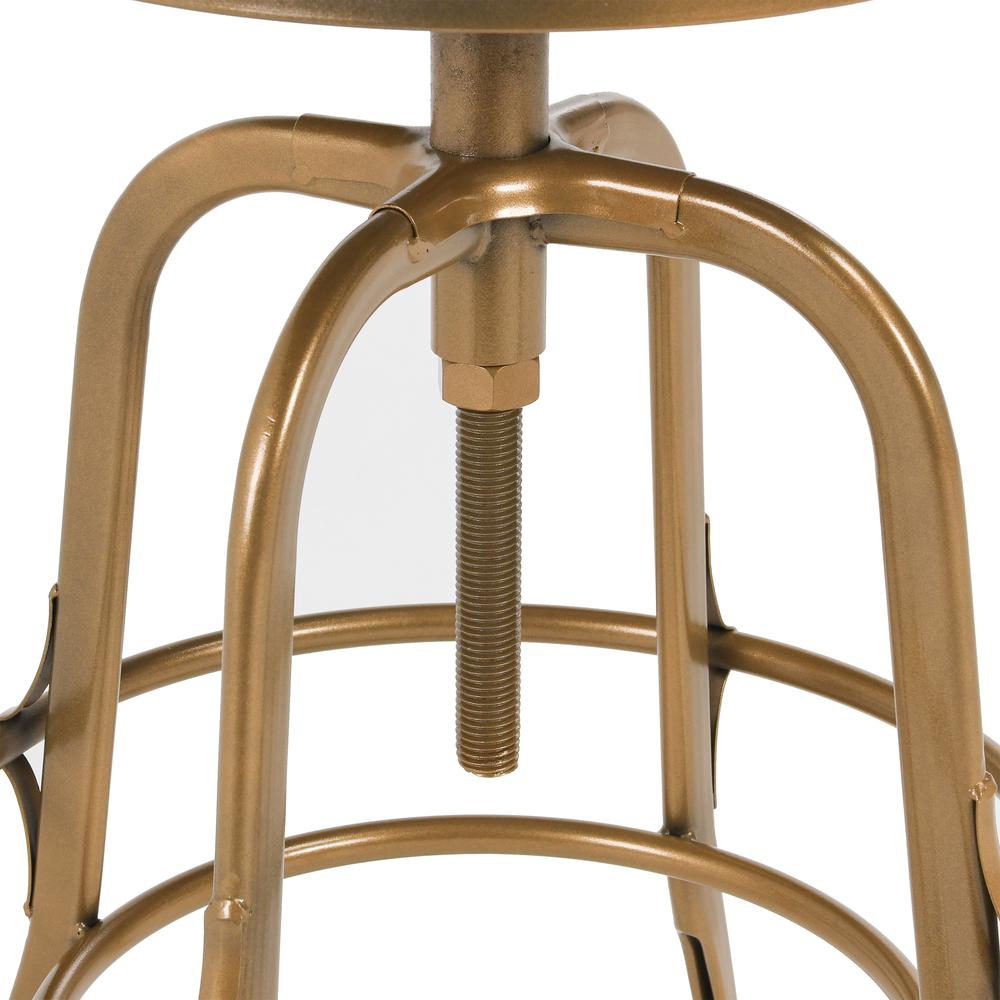 Piper Adjustable Counter Stool Brass. Picture 6