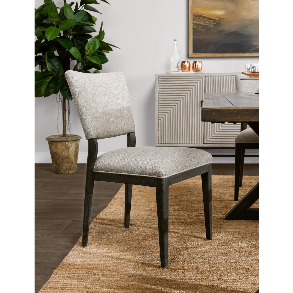 Lidell Upholstered Dining Chair by Kosas Home. Picture 2