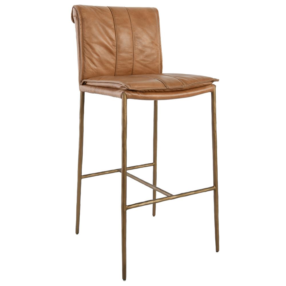 Tuscan 30" Bar Stool by Kosas Home Tan. Picture 1