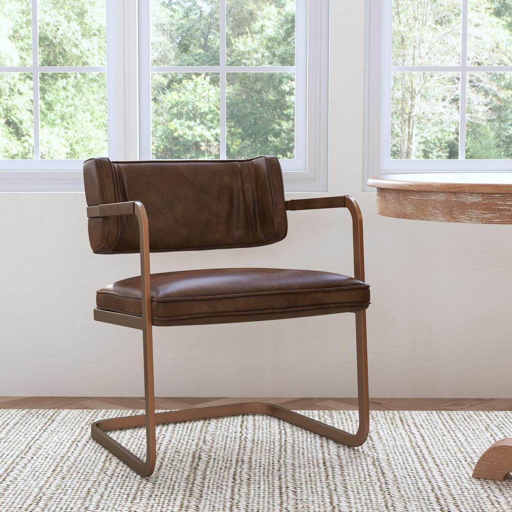 Fonda Dining Chair Brown. Picture 8
