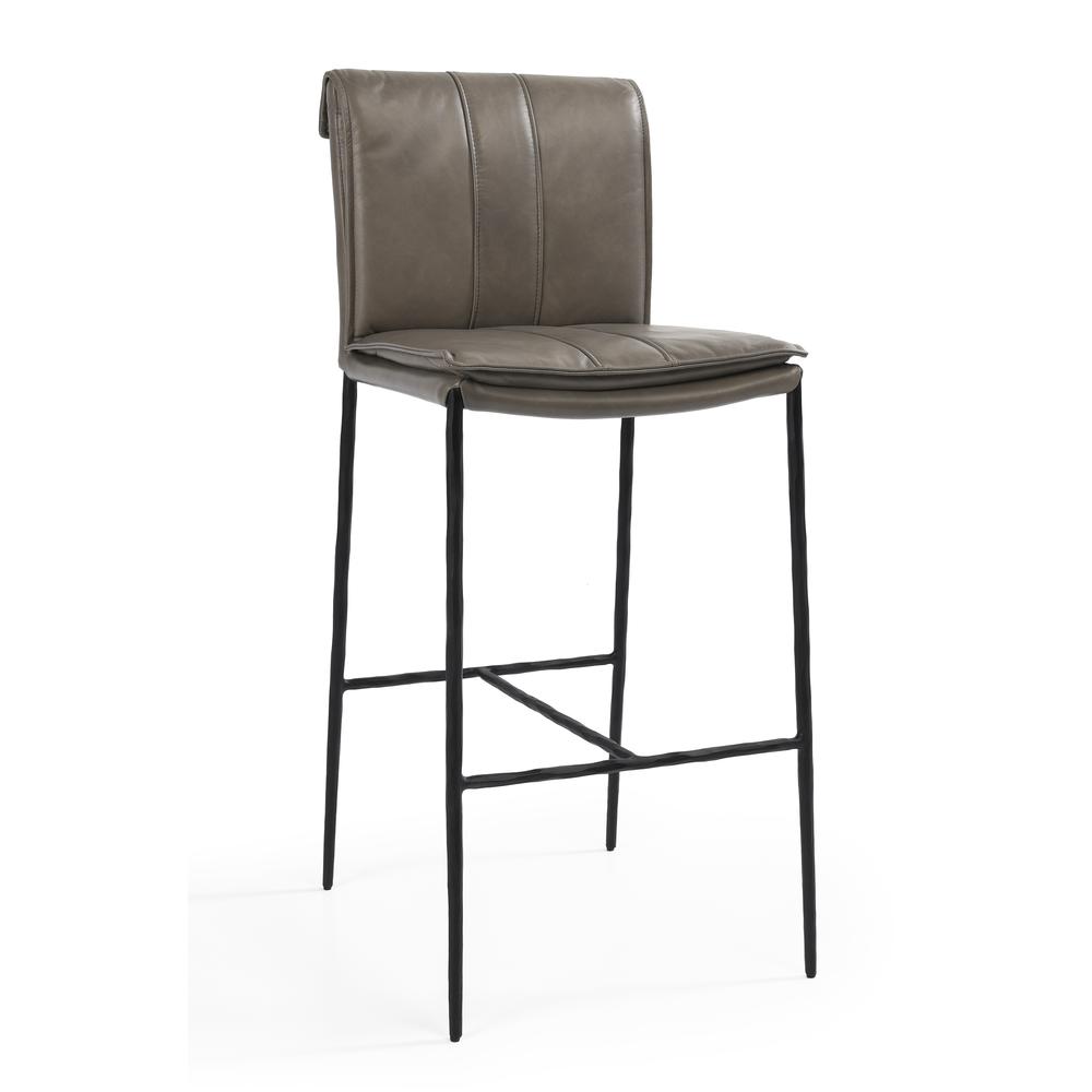 Mayer 30" Bar Stool Pewter Gray. Picture 1