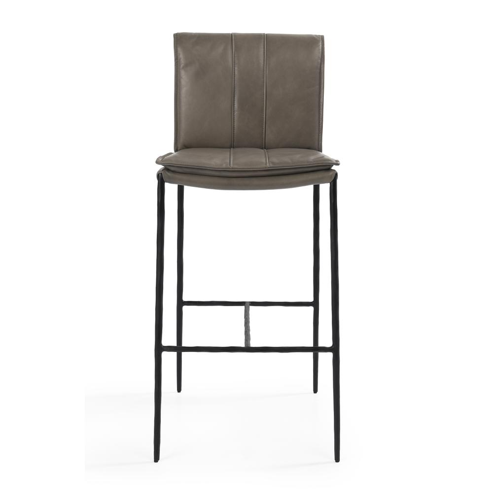 Mayer 30" Bar Stool Pewter Gray. Picture 2