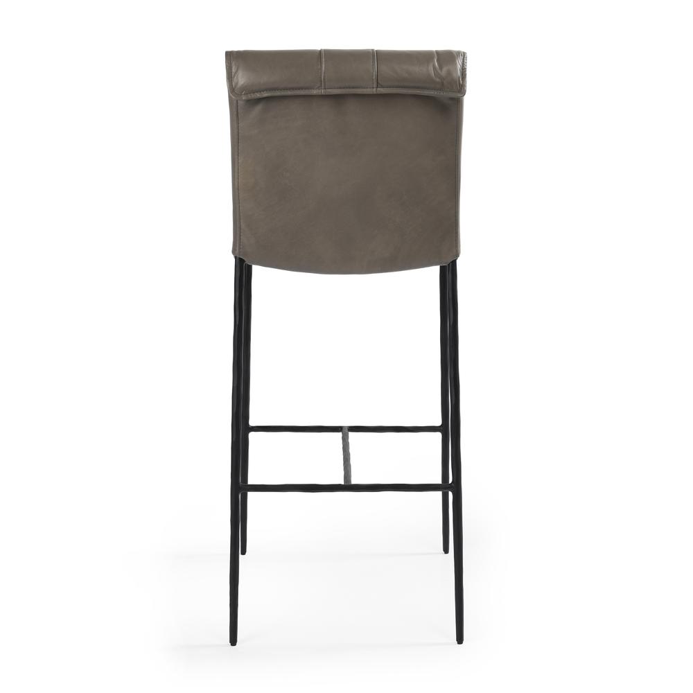 Mayer 30" Bar Stool Pewter Gray. Picture 5