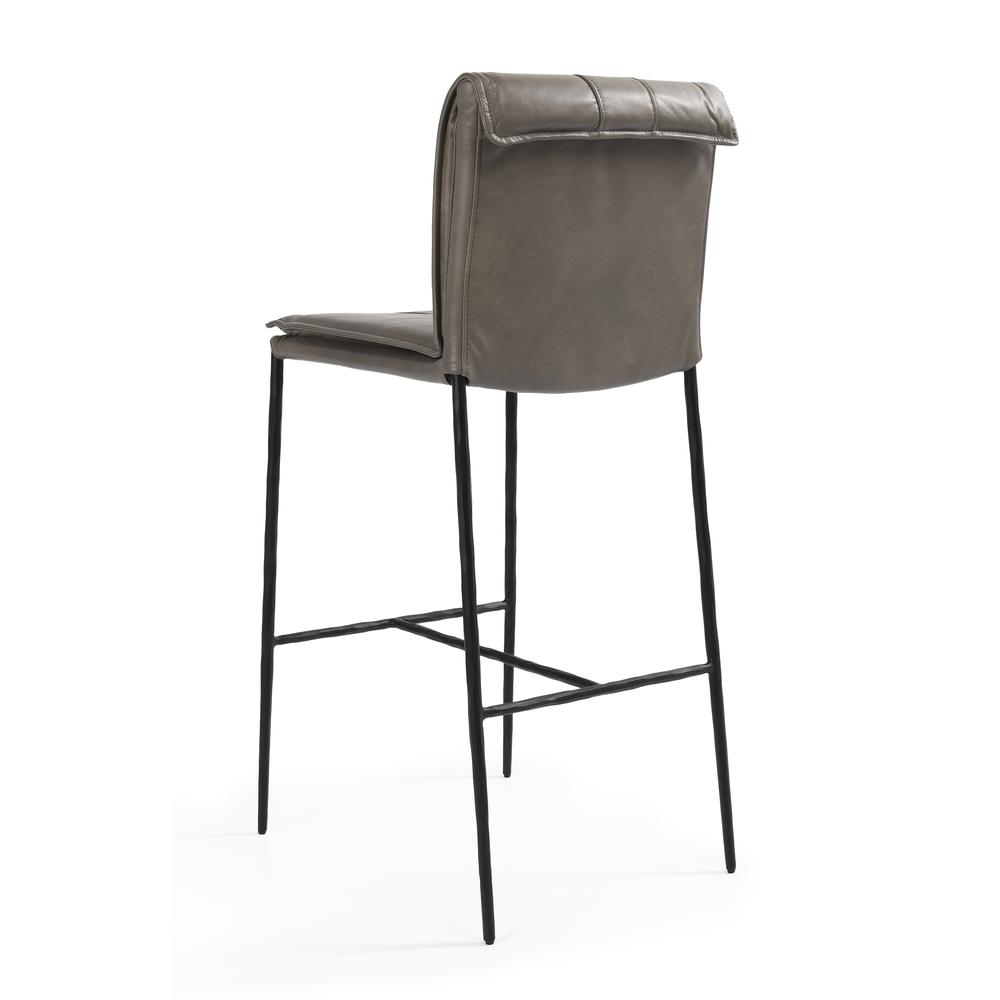 Mayer 30" Bar Stool Pewter Gray. Picture 6