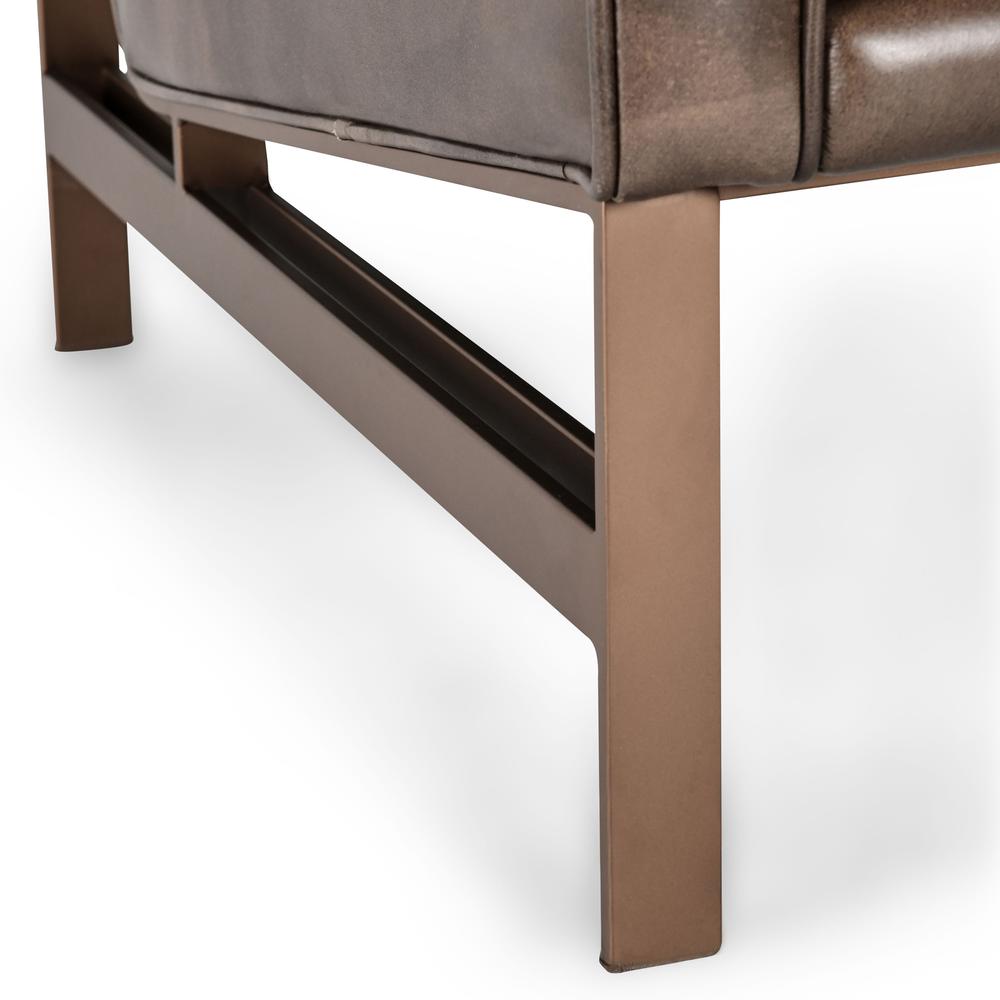 Chad Club Chair Brown by Kosas Home. Picture 5